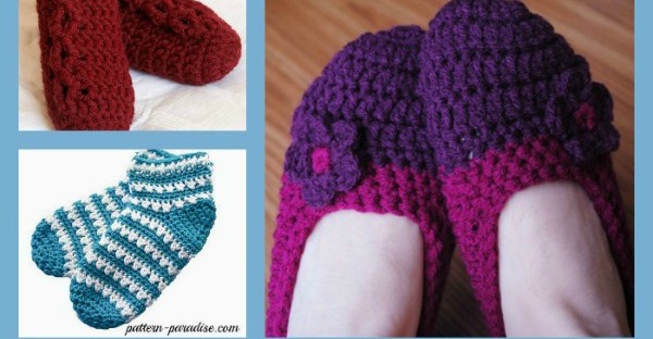 Crochet Slippers and Socks Pattern Collection
